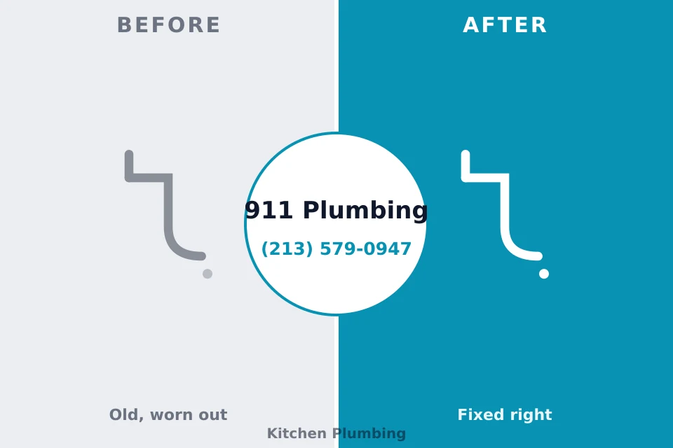 Before and after: plumbing repair Buxton, NC